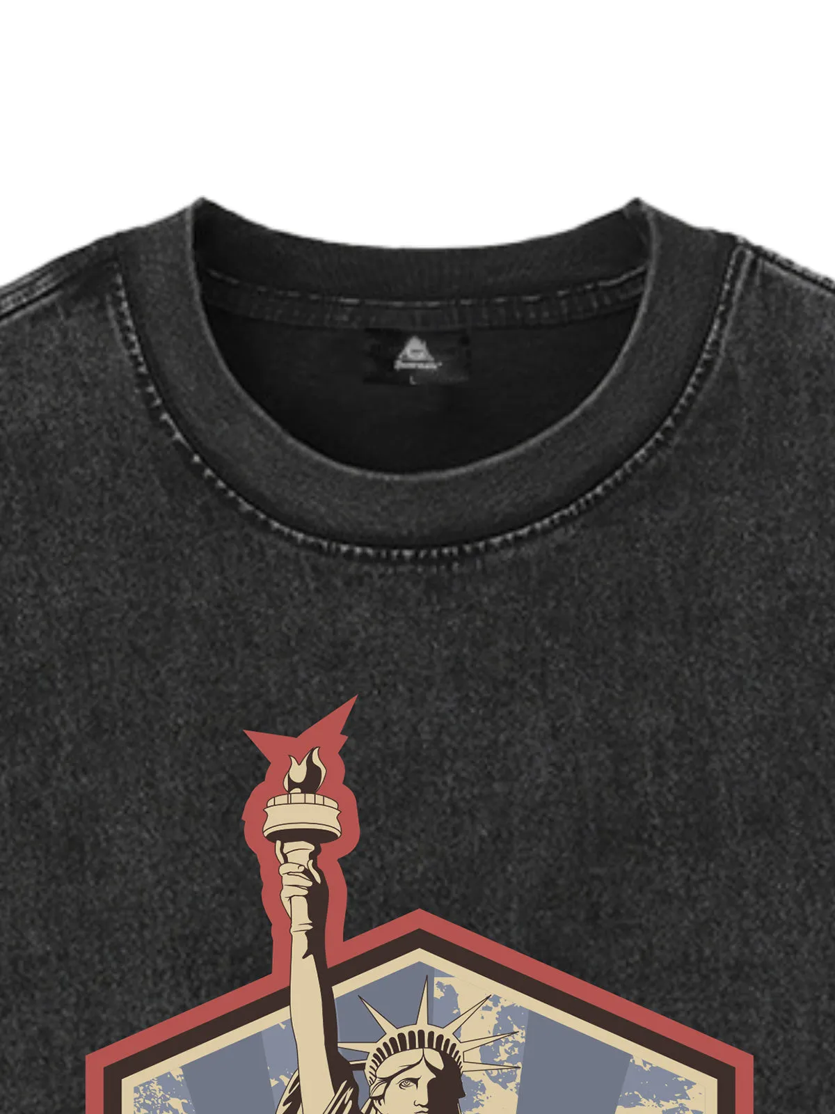 Original Street Statue Of Liberty Print Vest - 2531 sold by Thesupermade product image thumbnail 4