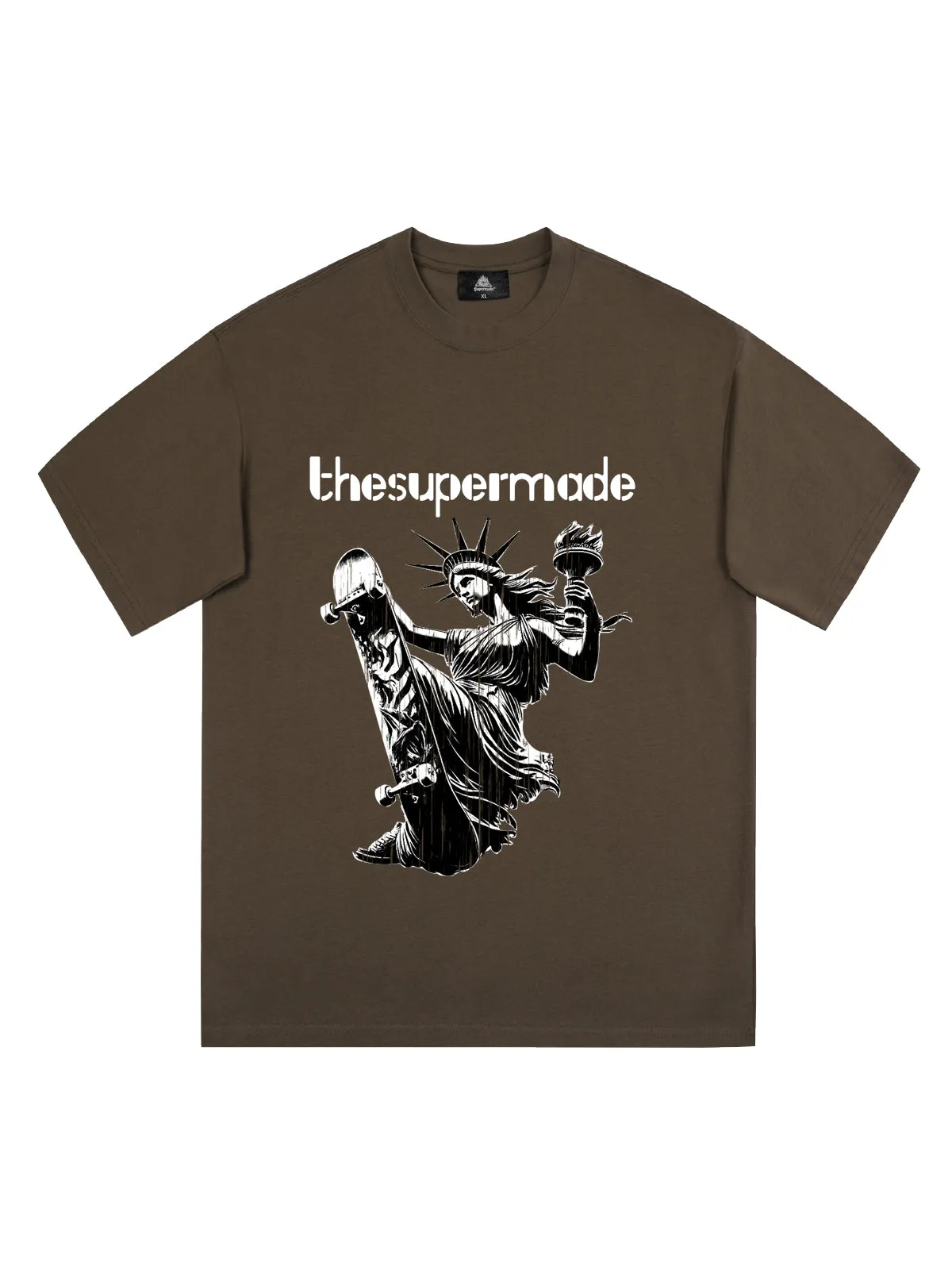 Orginal Funny Statue Of Liberty Print T-shirt sold by Thesupermade product image thumbnail 2