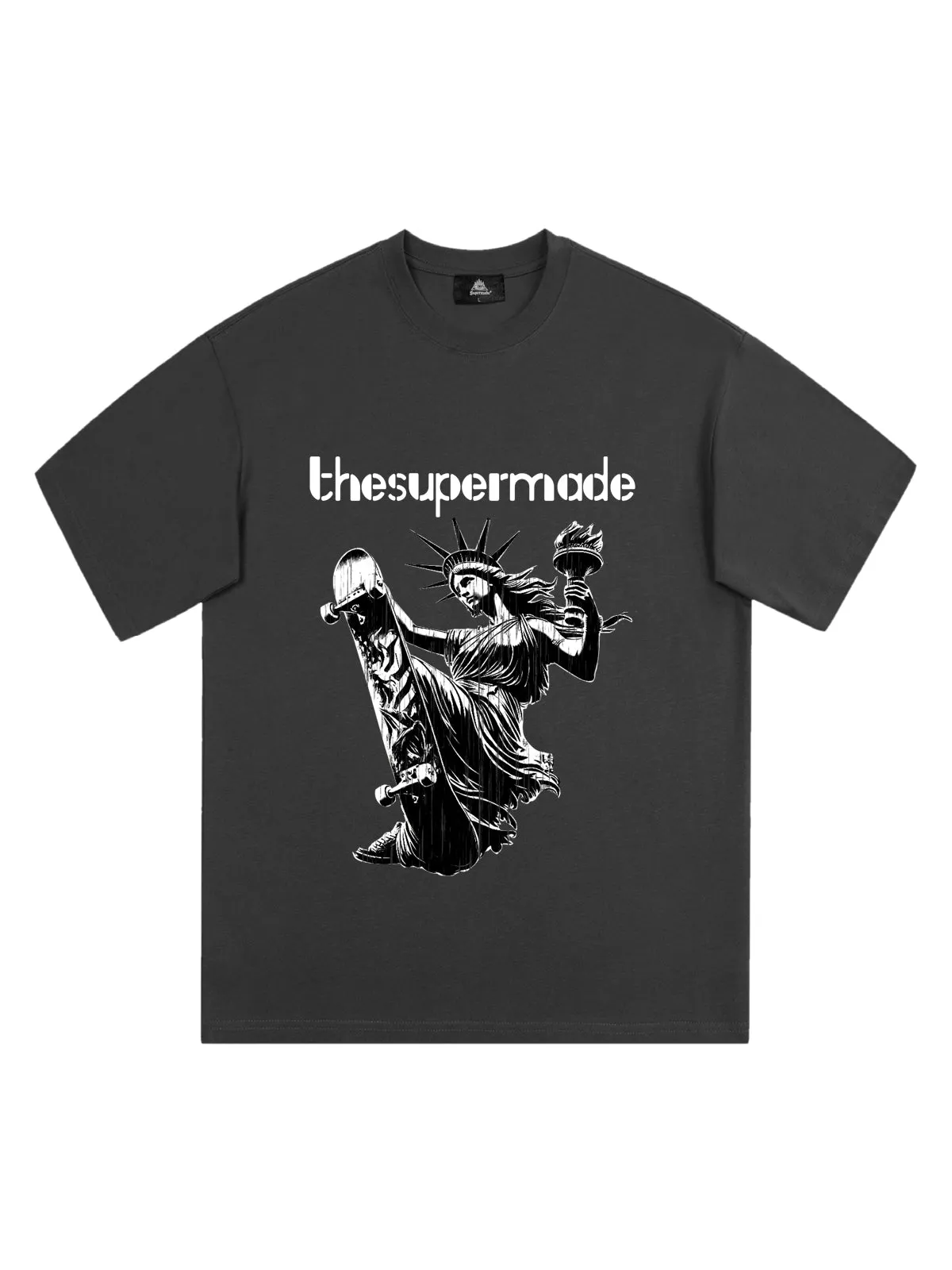 Orginal Funny Statue Of Liberty Print T-shirt sold by Thesupermade product image thumbnail 3