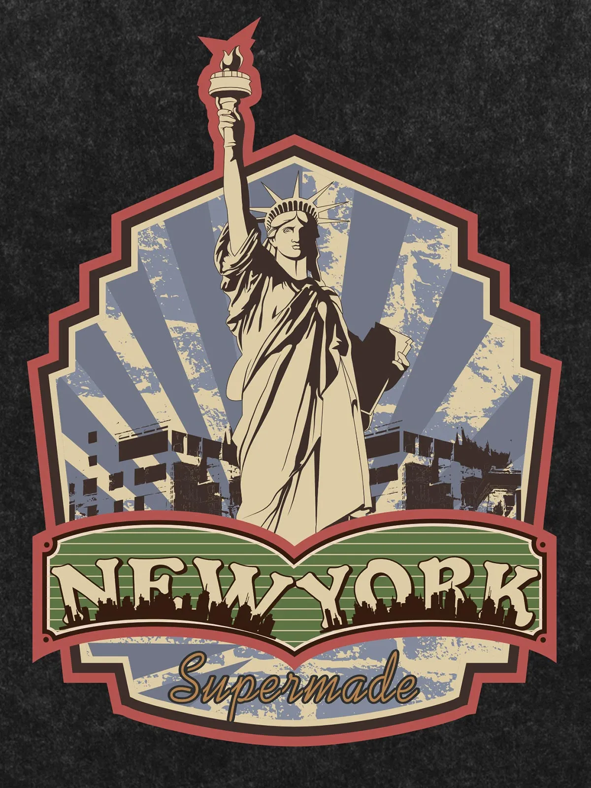Orginal Street Statue of Liberty Independence Day T-shirt sold by Thesupermade product image thumbnail 3