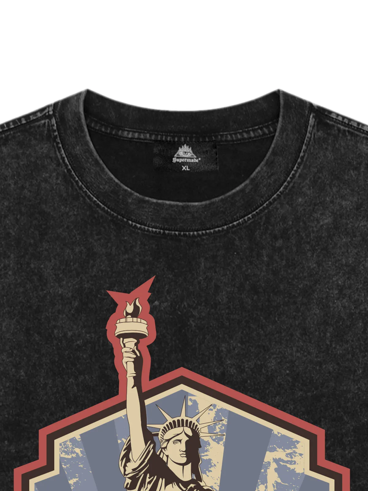 Orginal Street Statue of Liberty Independence Day T-shirt sold by Thesupermade product image thumbnail 4