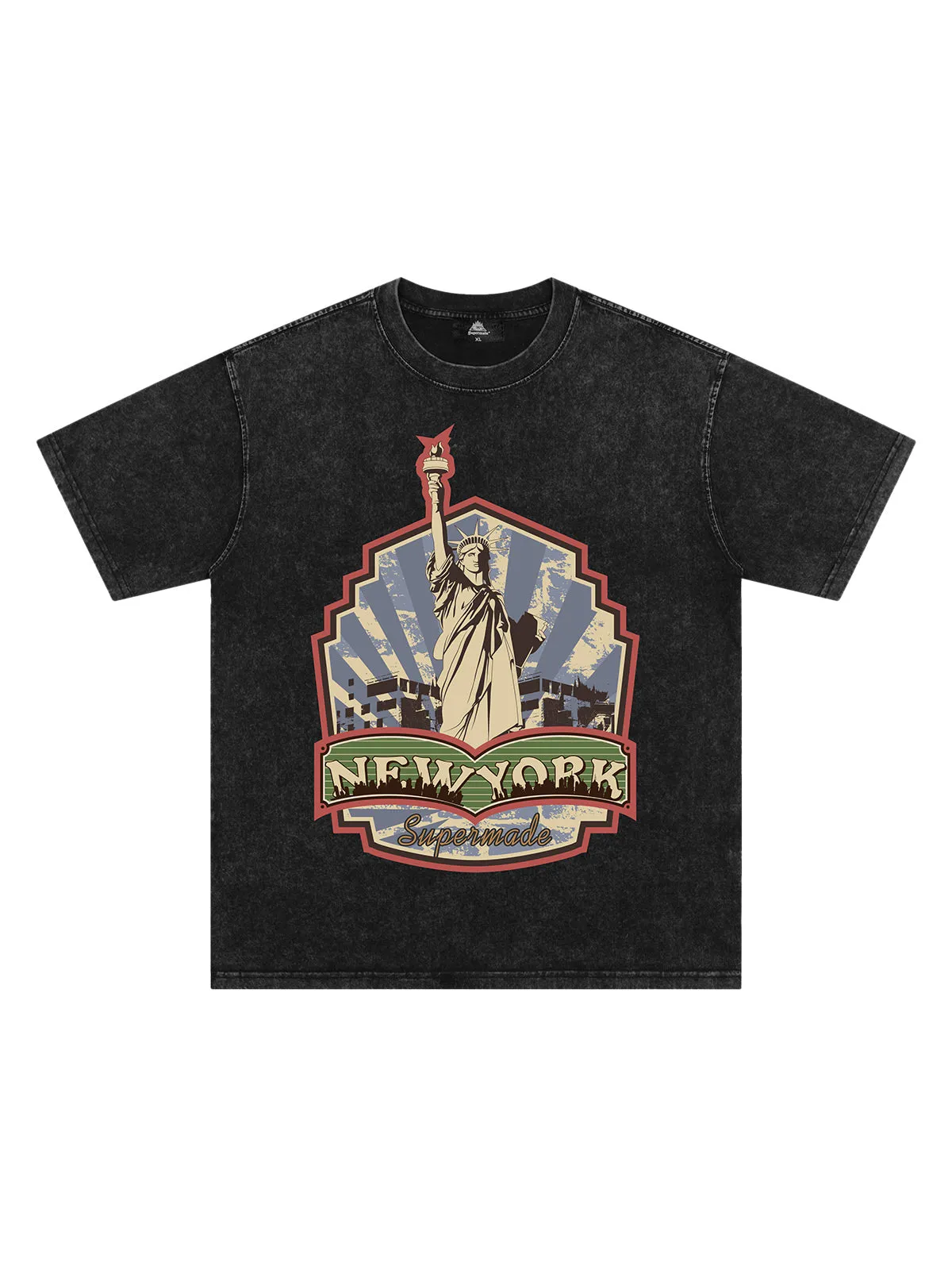 Orginal Street Statue of Liberty Independence Day T-shirt sold by Thesupermade product image thumbnail 2
