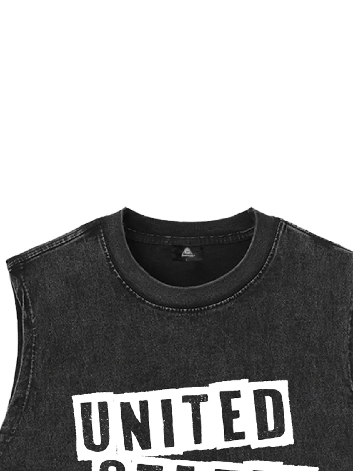 Orginal United States Of Anxiety Graphic Vest sold by Thesupermade product image thumbnail 3