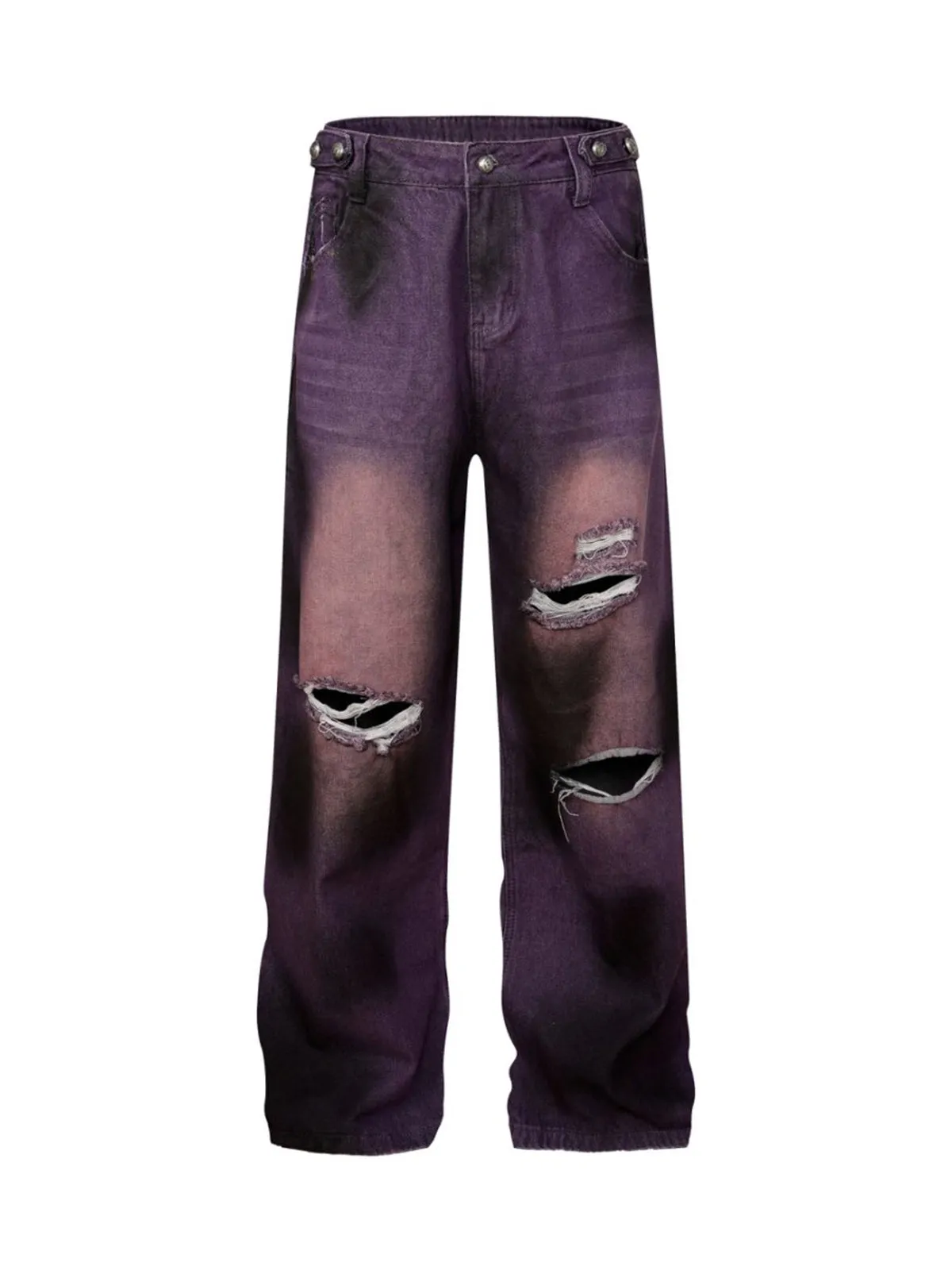 Street Ripped Dirty Dye Jeans sold by Thesupermade