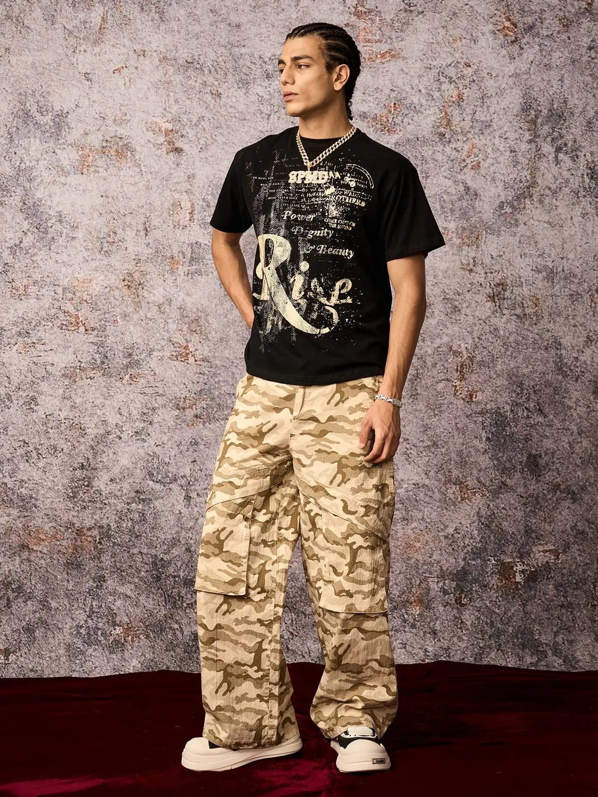 Camouflage Multi-Pocket Cargo Pants sold by Thesupermade product image thumbnail 5