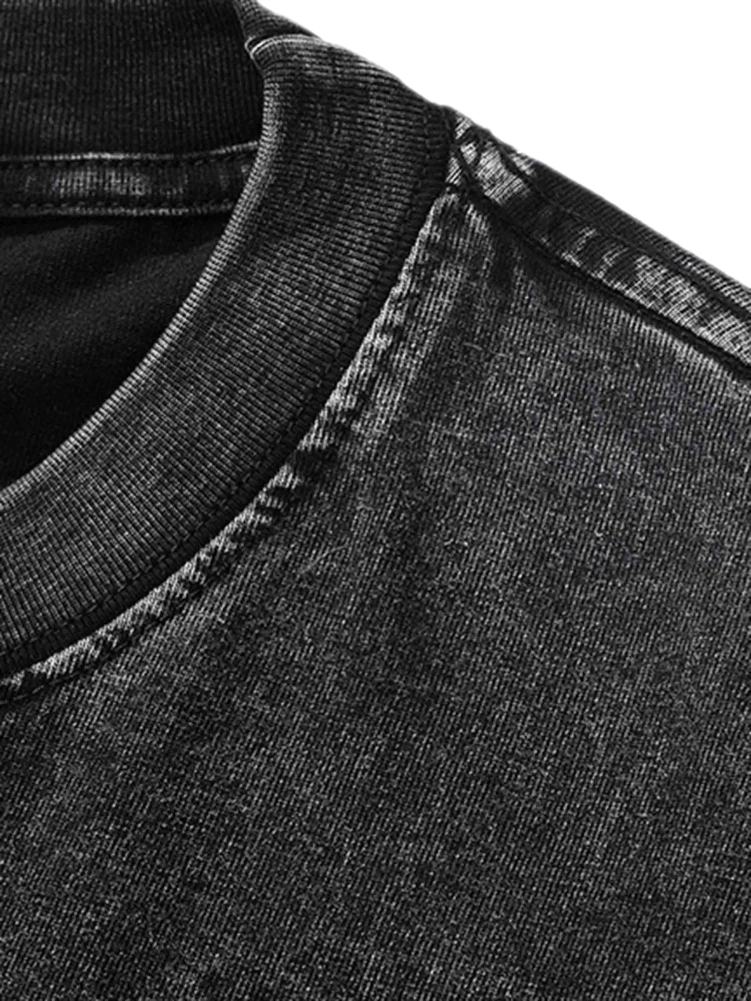 Thesupermade Retro Creative Letter Finger T-shirt - 1647 sold by Thesupermade product image thumbnail 3