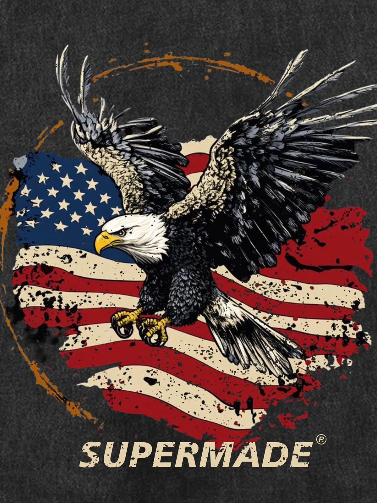 Original Printed Eagle Graphic Tank Top Vest sold by Thesupermade product image thumbnail 5