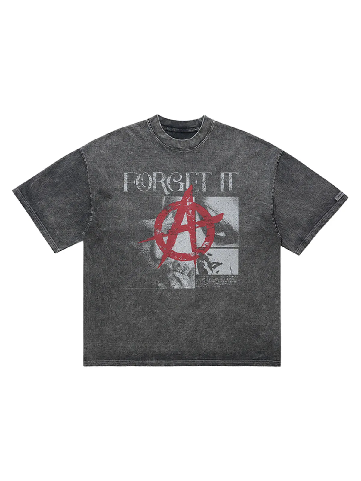 Street Retro Anti-War Distressed Print T-Shirt sold by Thesupermade product image thumbnail 2