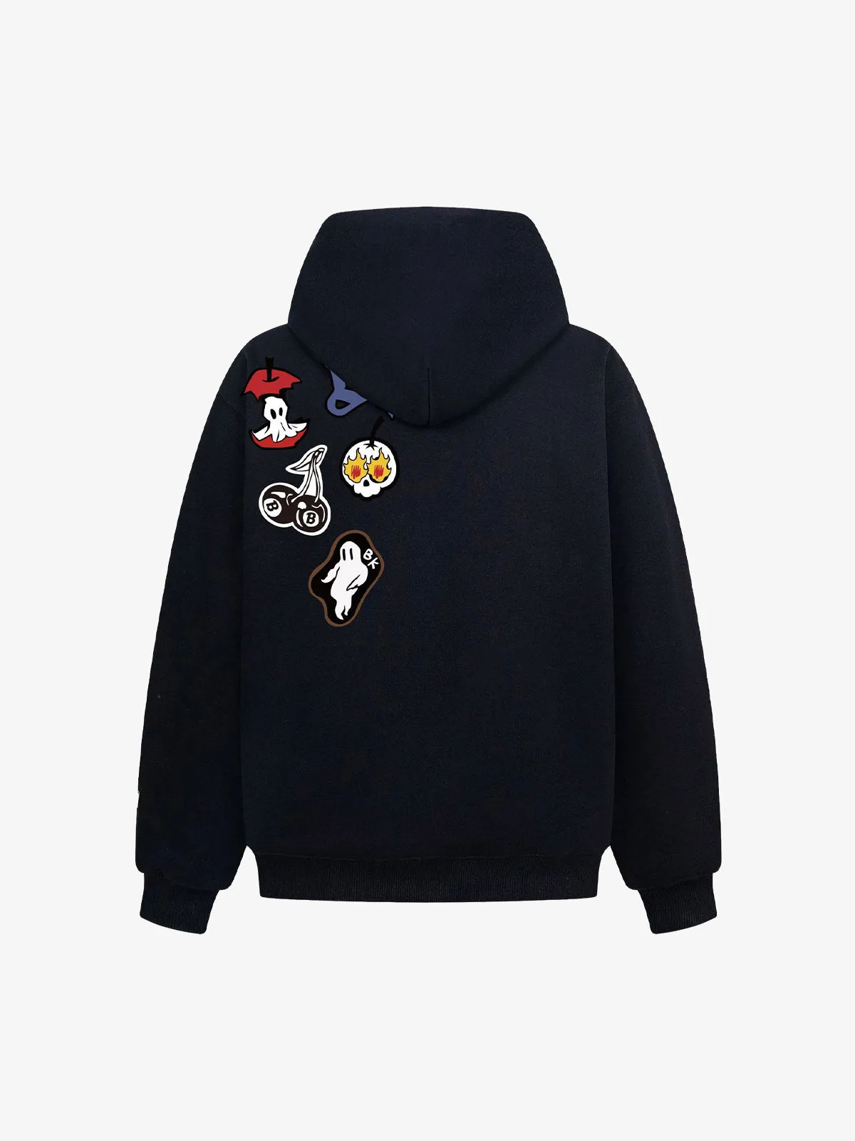 Stylish Hoodie with Unique Patch Design for Men and Women - Perfect for Casual Wear sold by Thesupermade product image thumbnail 4