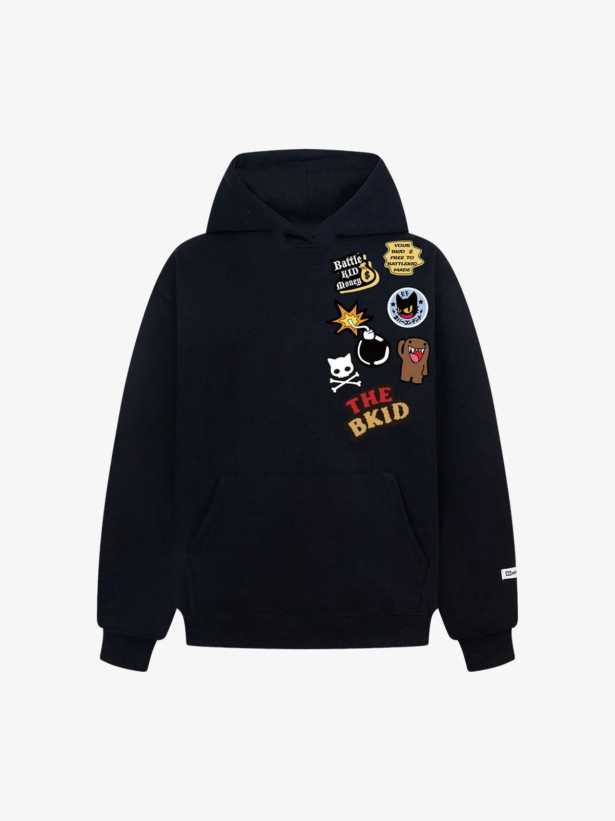 Stylish Hoodie with Unique Patch Design for Men and Women - Perfect for Casual Wear sold by Thesupermade