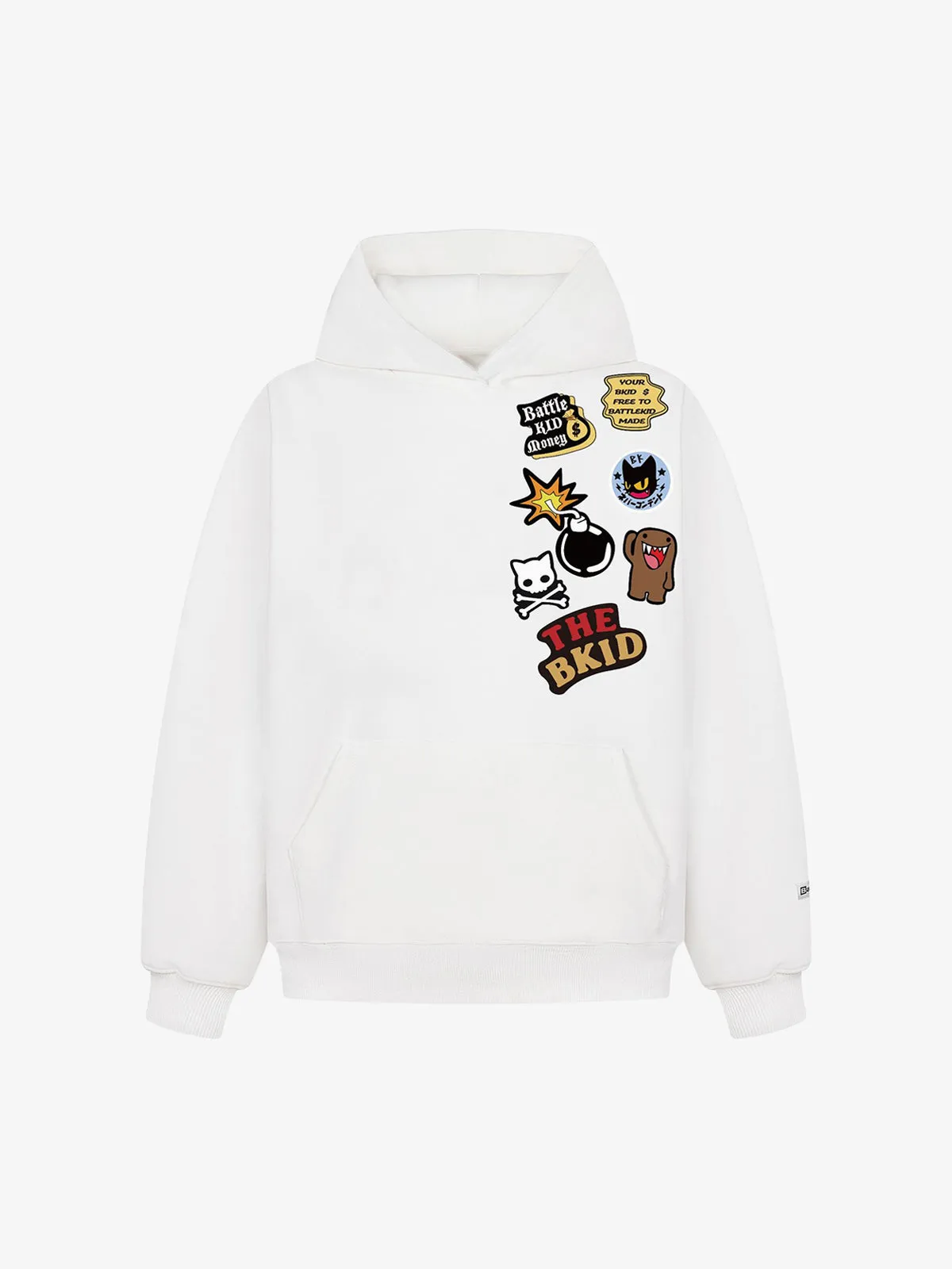 Stylish Hoodie with Unique Patch Design for Men and Women - Perfect for Casual Wear sold by Thesupermade product image thumbnail 3