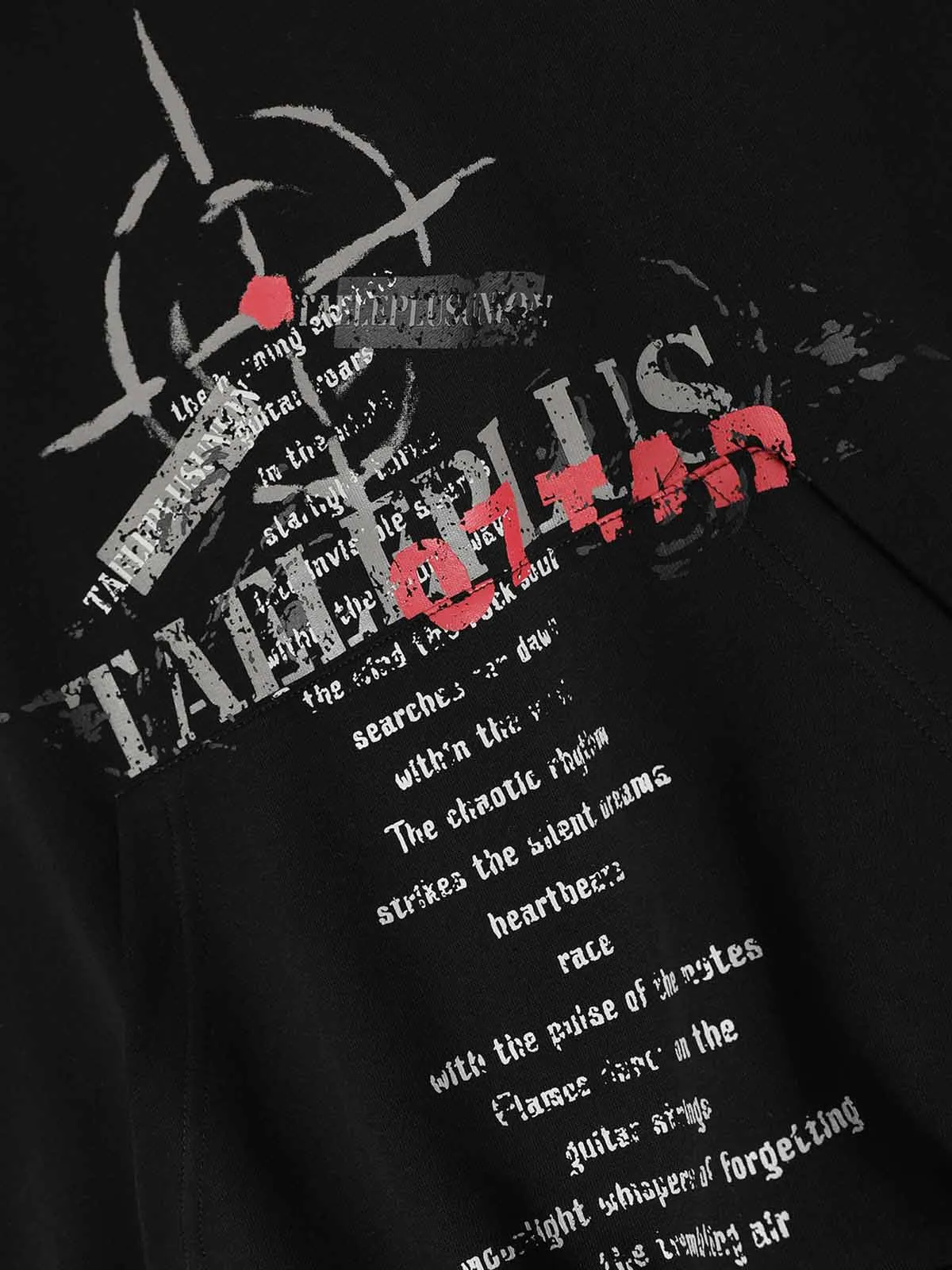 Stylish Contrast Hoodie with Graphic Print for Casual Wear sold by Thesupermade product image thumbnail 4