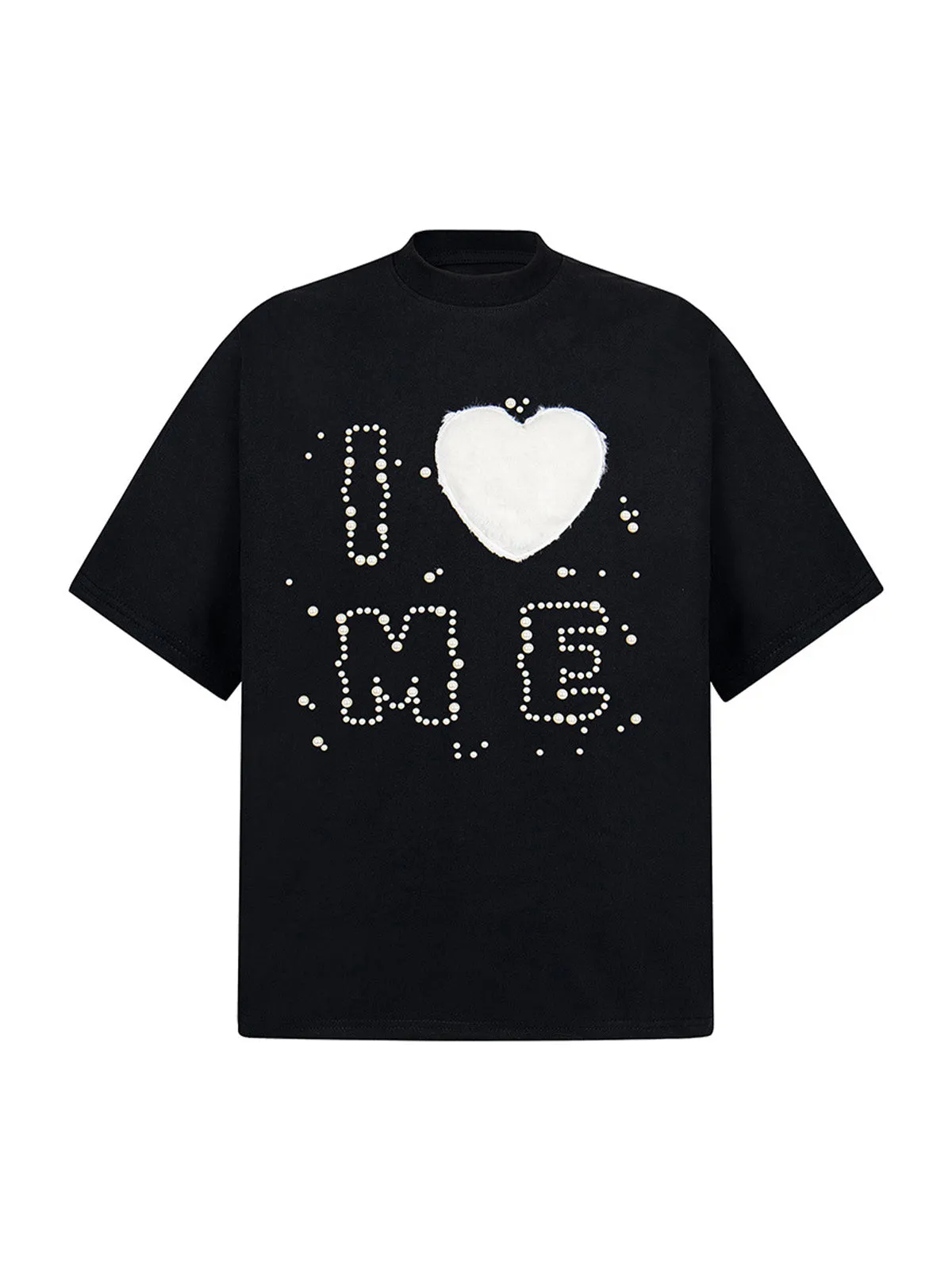 "Love Me" Embellished T-Shirt Set sold by Thesupermade product image thumbnail 3