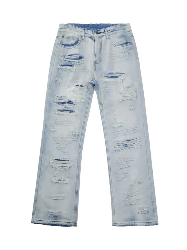 Thesupermade Ripped Jeans -1530 sold by Thesupermade