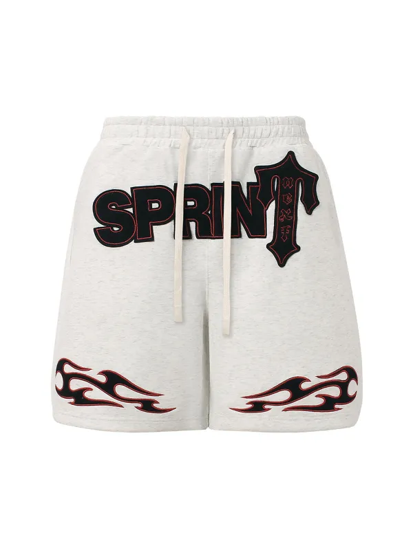 Street Graphic Drawstring Shorts sold by Thesupermade