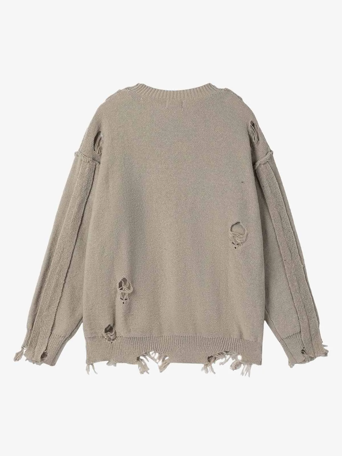 Vintage Ripped Patchwork Shabby Sweater sold by Thesupermade product image thumbnail 3