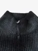 Ribbed Knit Dirty Dyed Embroidery Cross Sweater - 2465 sold by Thesupermade