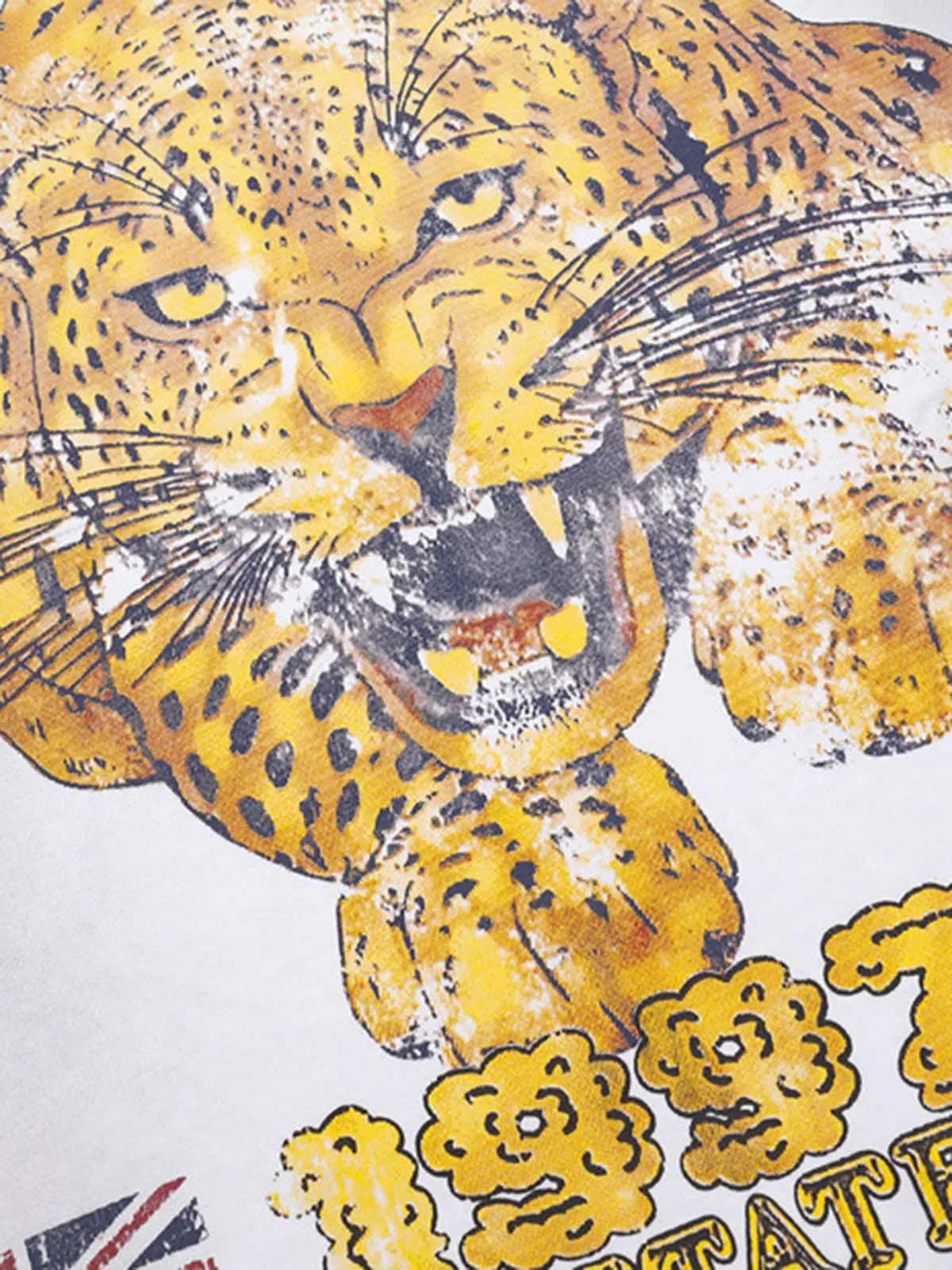 Leopard Old Washed Printed T-Shirt sold by Thesupermade product image thumbnail 3