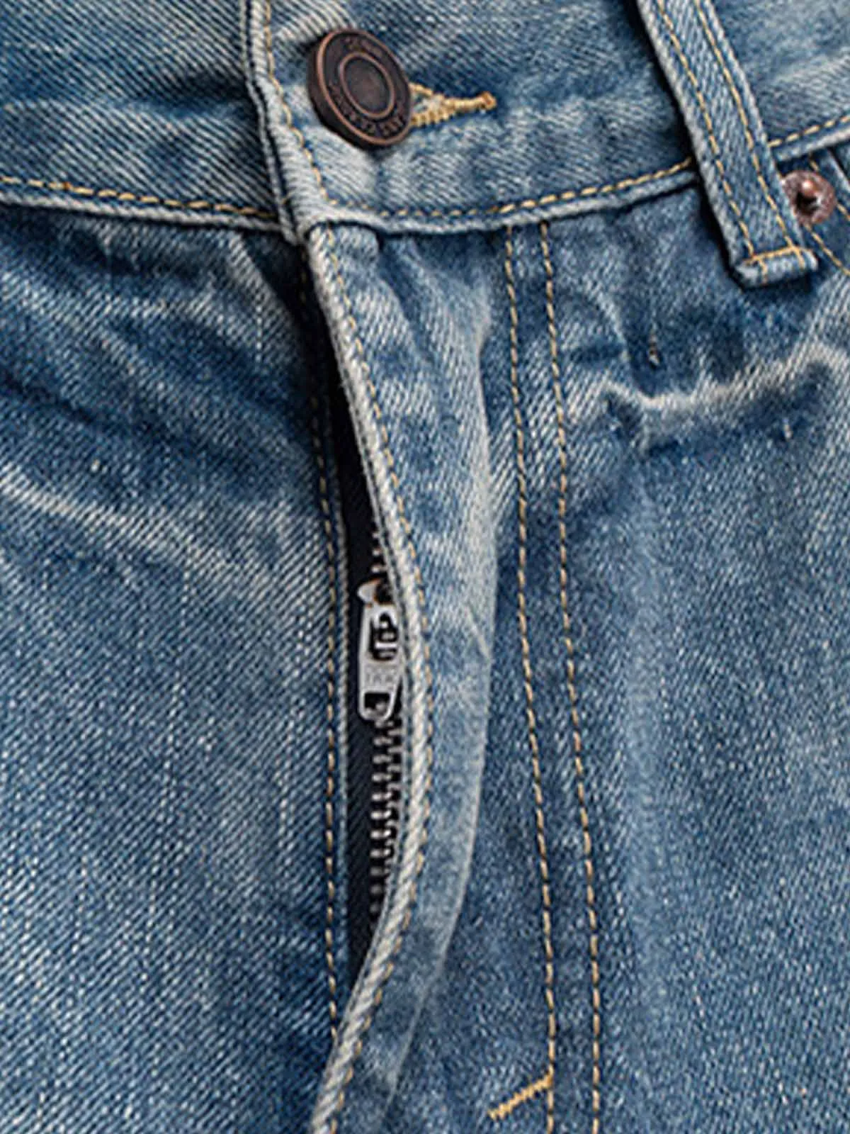 Washed Whitened Flared Jeans sold by Thesupermade product image thumbnail 4