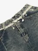 Vintage Washed Ripped Scimitar Jeans sold by Thesupermade