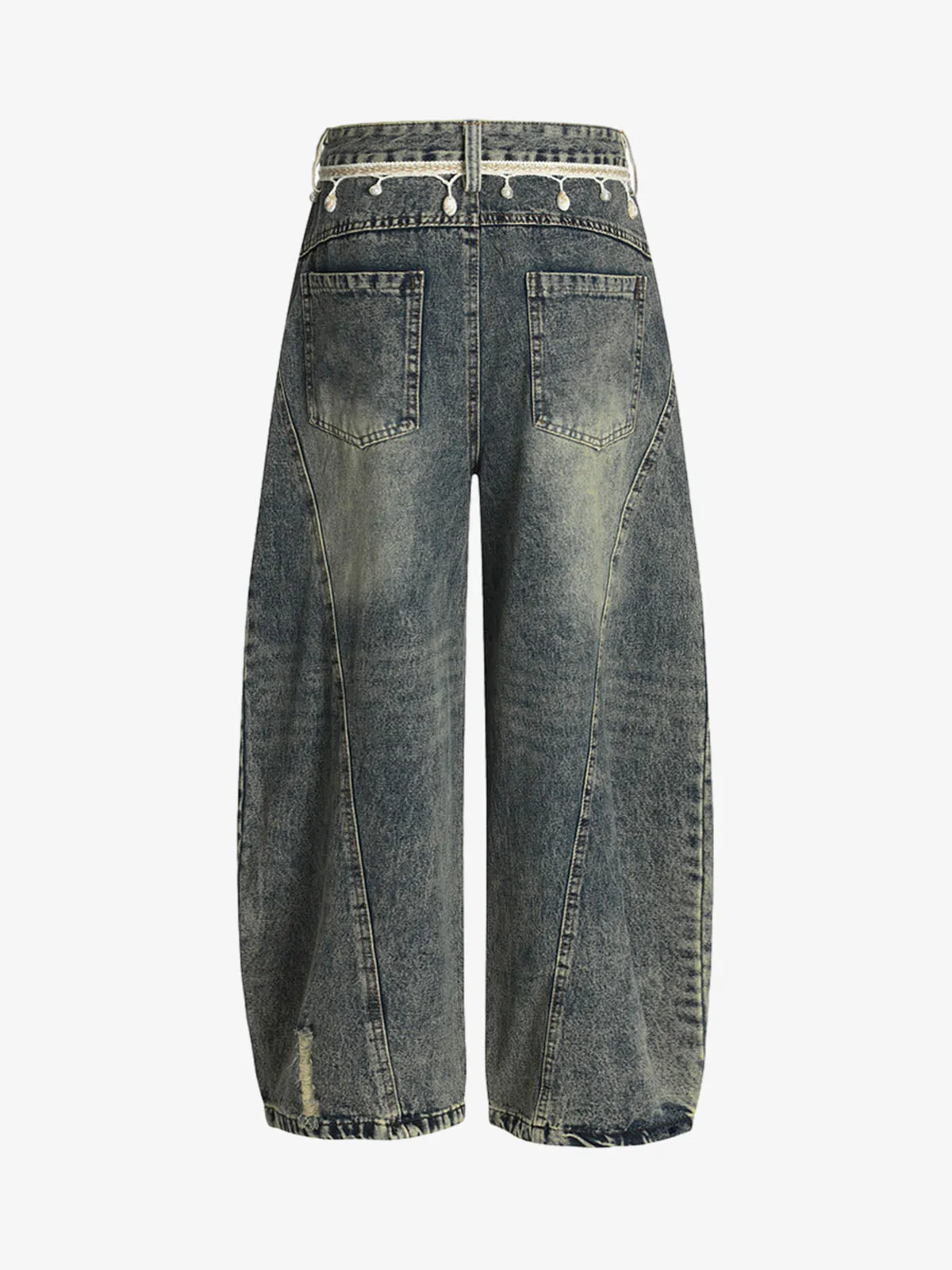 Vintage Washed Ripped Scimitar Jeans sold by Thesupermade product image thumbnail 3