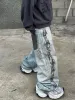 Multi-Keychain Heart Digital Printed Jeans sold by Thesupermade