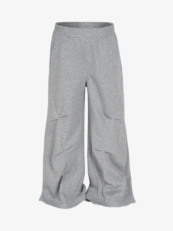 Pleated Crease Wide-Leg Mopping Casual Pants sold by Thesupermade