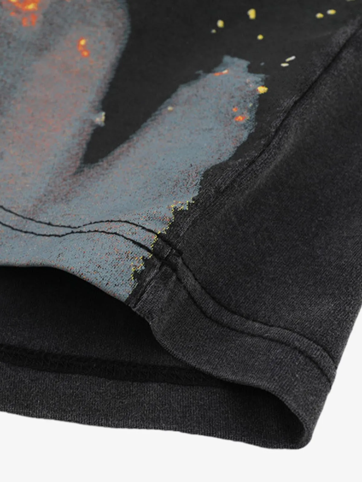 Rock Flame Mountain Cashew Flower Print T-Shirt sold by Thesupermade product image thumbnail 5