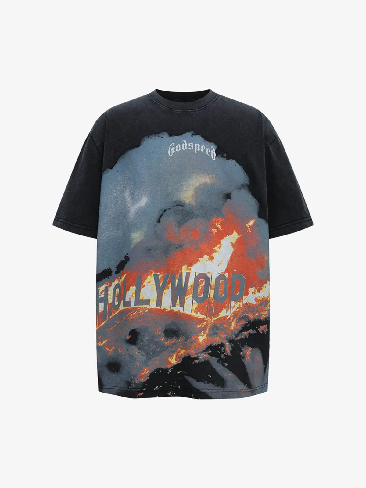 Rock Flame Mountain Cashew Flower Print T-Shirt sold by Thesupermade