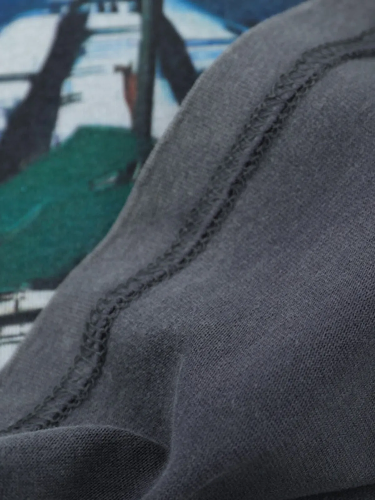 High Street Rose Urban Print T-Shirt sold by Thesupermade product image thumbnail 5