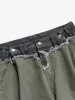Camouflage Patchwork Whisker Baggy Jeans sold by Thesupermade