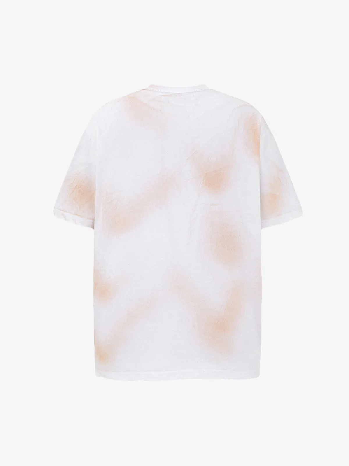 Punk Hand-Painted Wasteland Slogan Letter T-Shirt sold by Thesupermade product image thumbnail 2