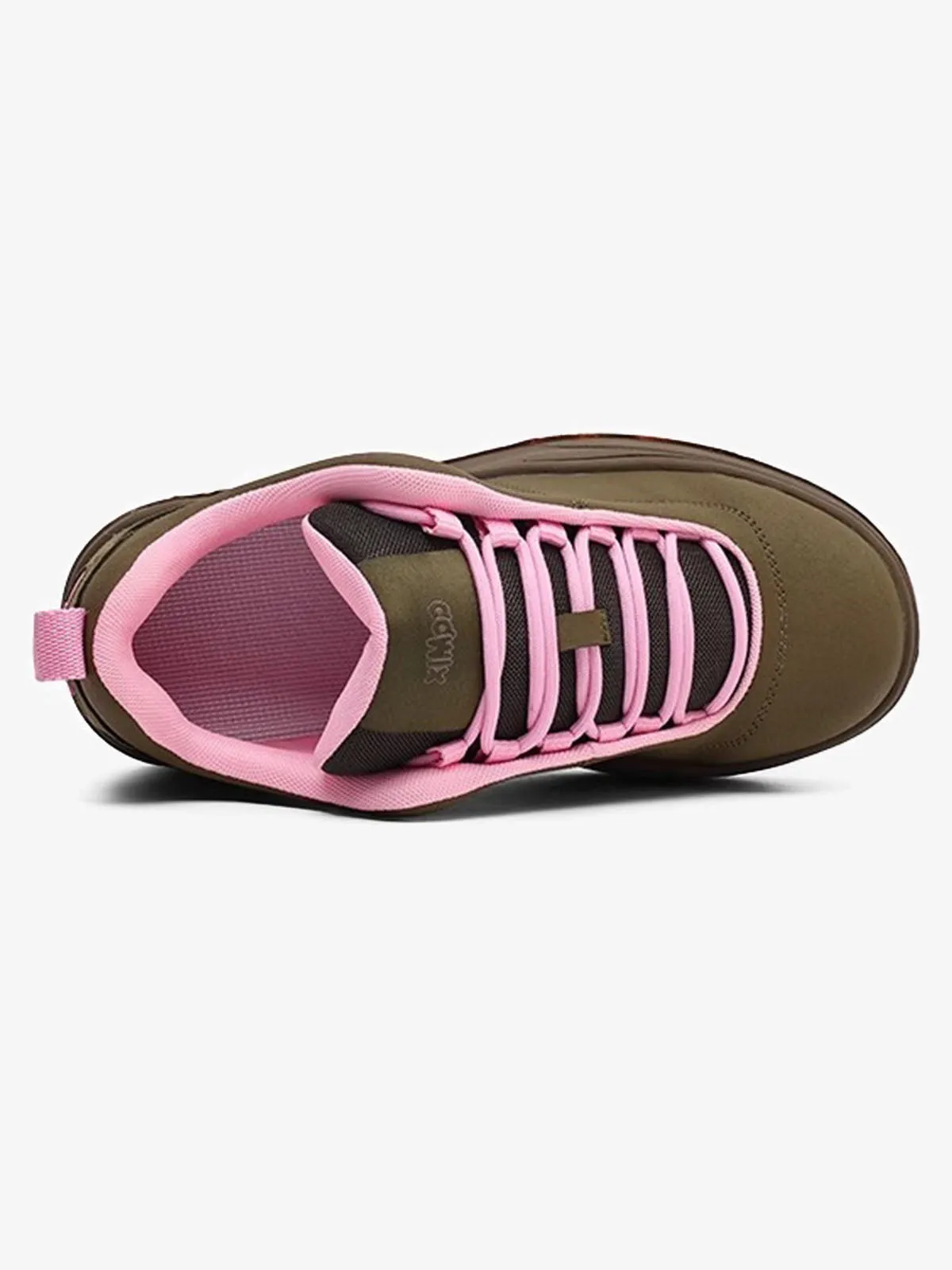 Retro Pink And Brown Thick-soled Casual Sneakers sold by Thesupermade product image thumbnail 4