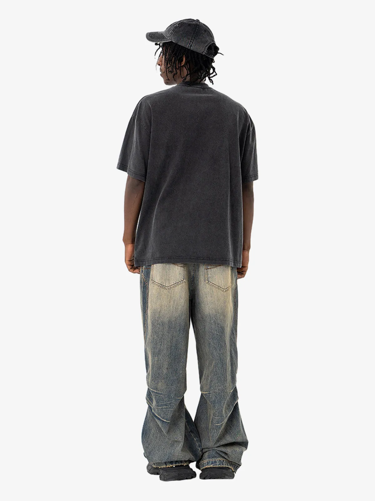 Vintage-Inspired Graphic Washed T-Shirt sold by Thesupermade product image thumbnail 4