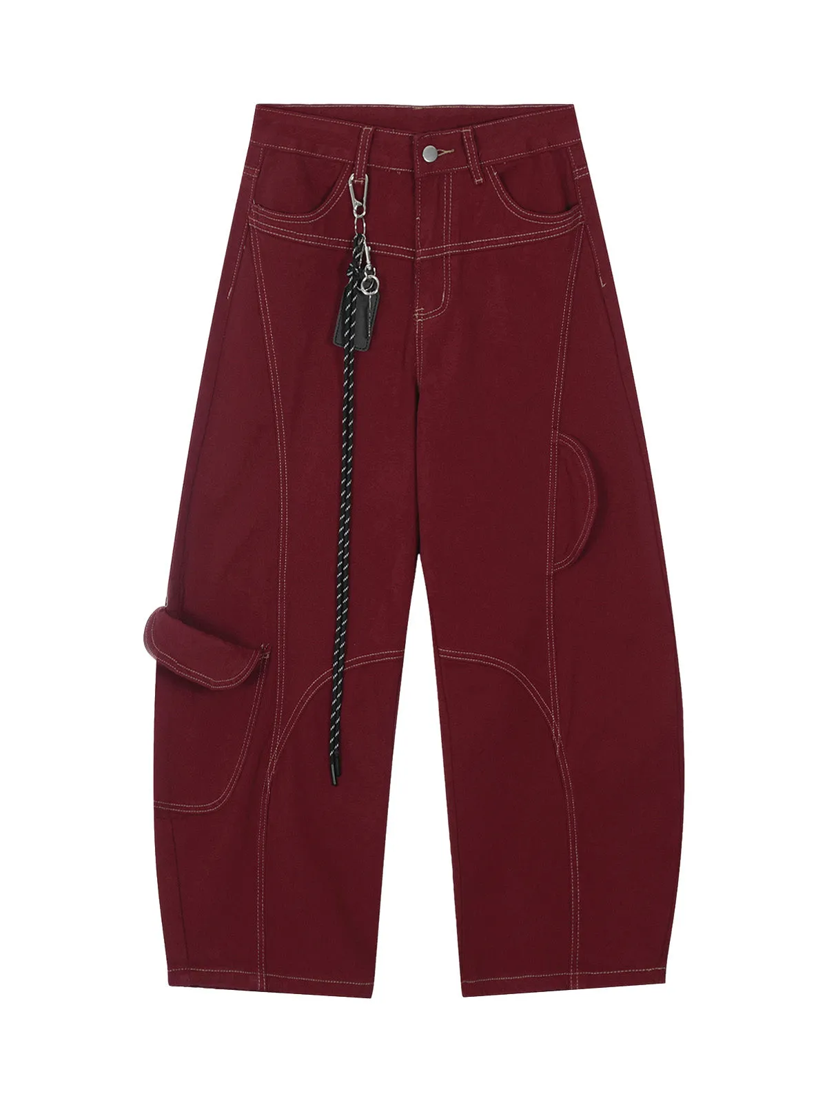 Retro Cargo Barrel Pants sold by Thesupermade product image thumbnail 2