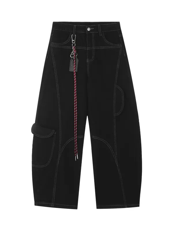 Retro Cargo Barrel Pants sold by Thesupermade