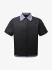 Fake Two-piece Stitching Lapel Pearl Button Shirt sold by Thesupermade