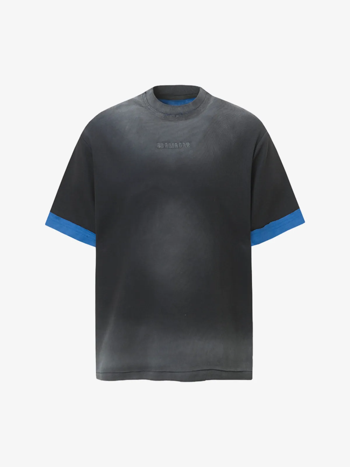 Vintage Distressed Washed Gradient Short-Sleeved T-Shirt sold by Thesupermade product image thumbnail 2