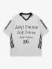 Letter Print Short Sleeve POLO T-Shirt sold by Thesupermade