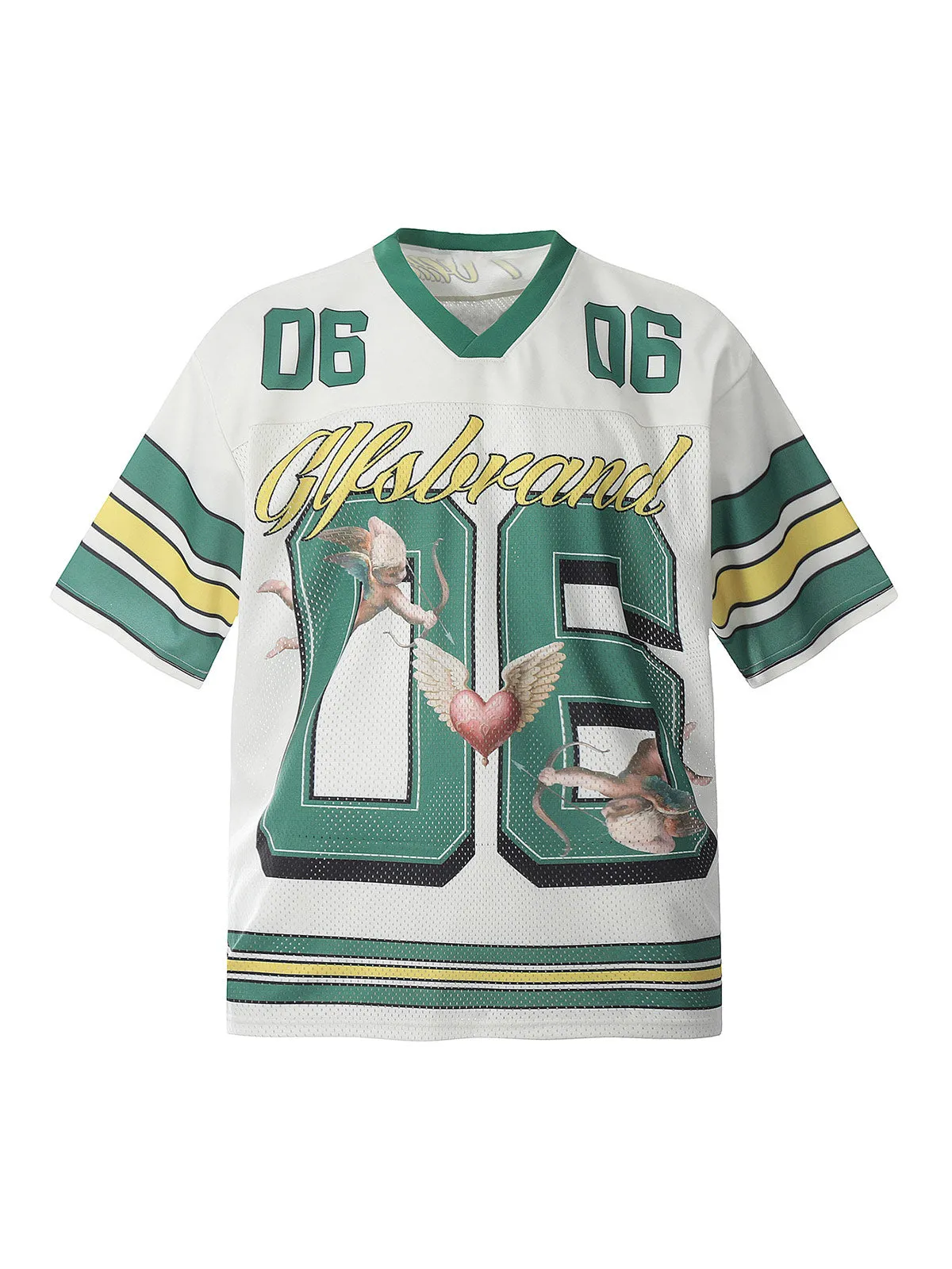 Sports Jersey V-Neck T-Shirt - 2497 sold by Thesupermade