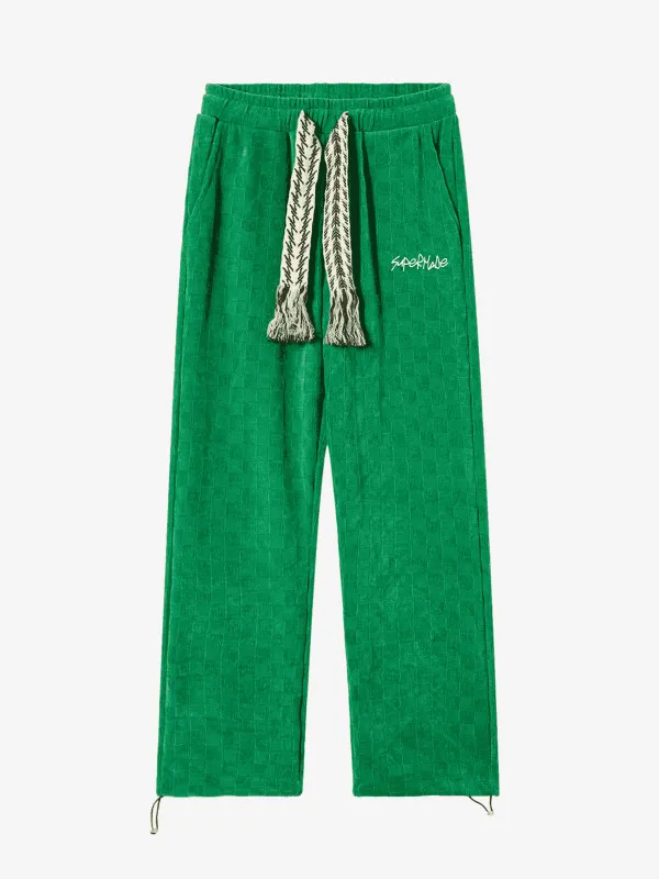 Thesupermade High Waisted Straight Cotton Sweatpants -1284 sold by Thesupermade