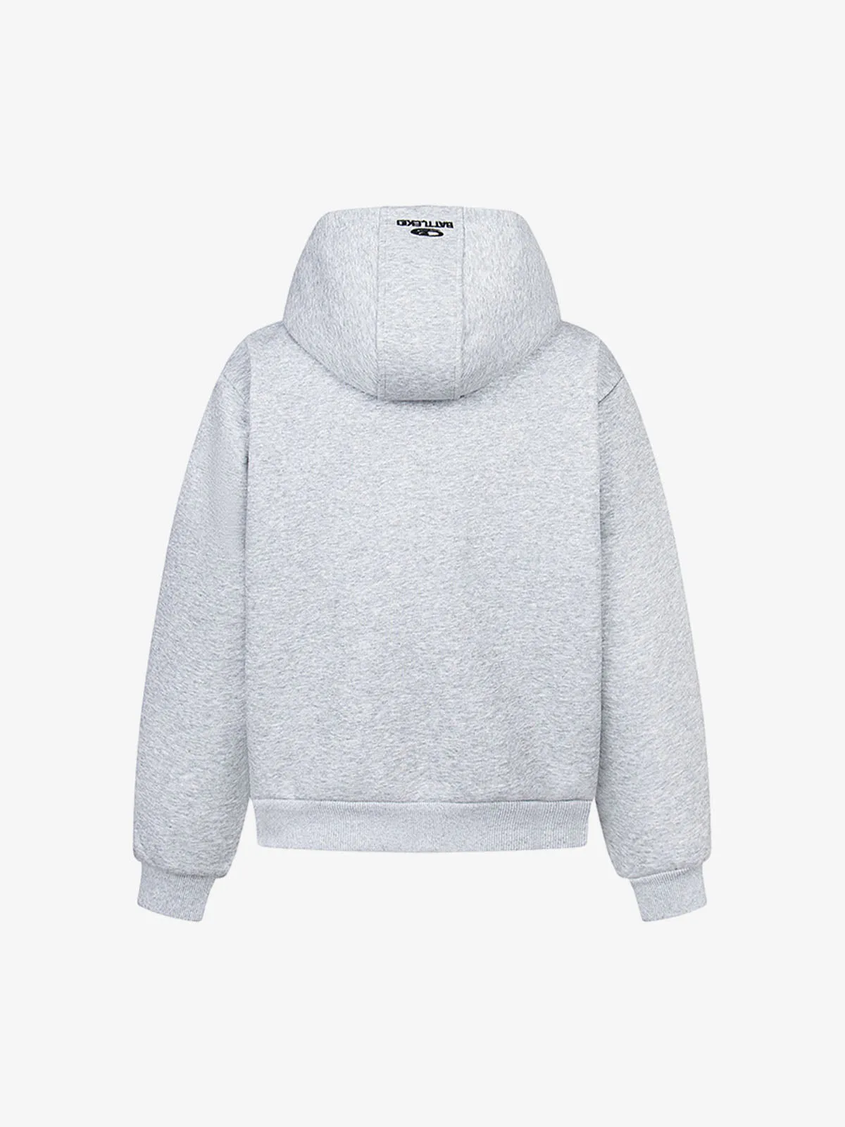 Concealed Button Metal Design Silhouette Cardigan Hooded Sweatshirt sold by Thesupermade product image thumbnail 3