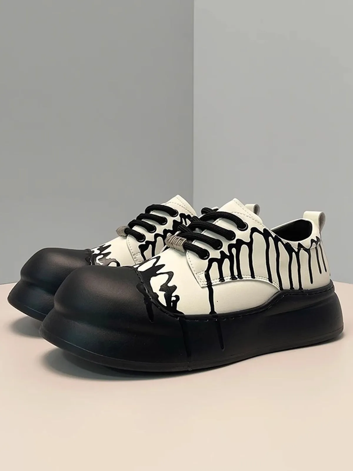 Graffiti Derby Platform Toe Shoes - 2459 sold by Thesupermade product image thumbnail 4
