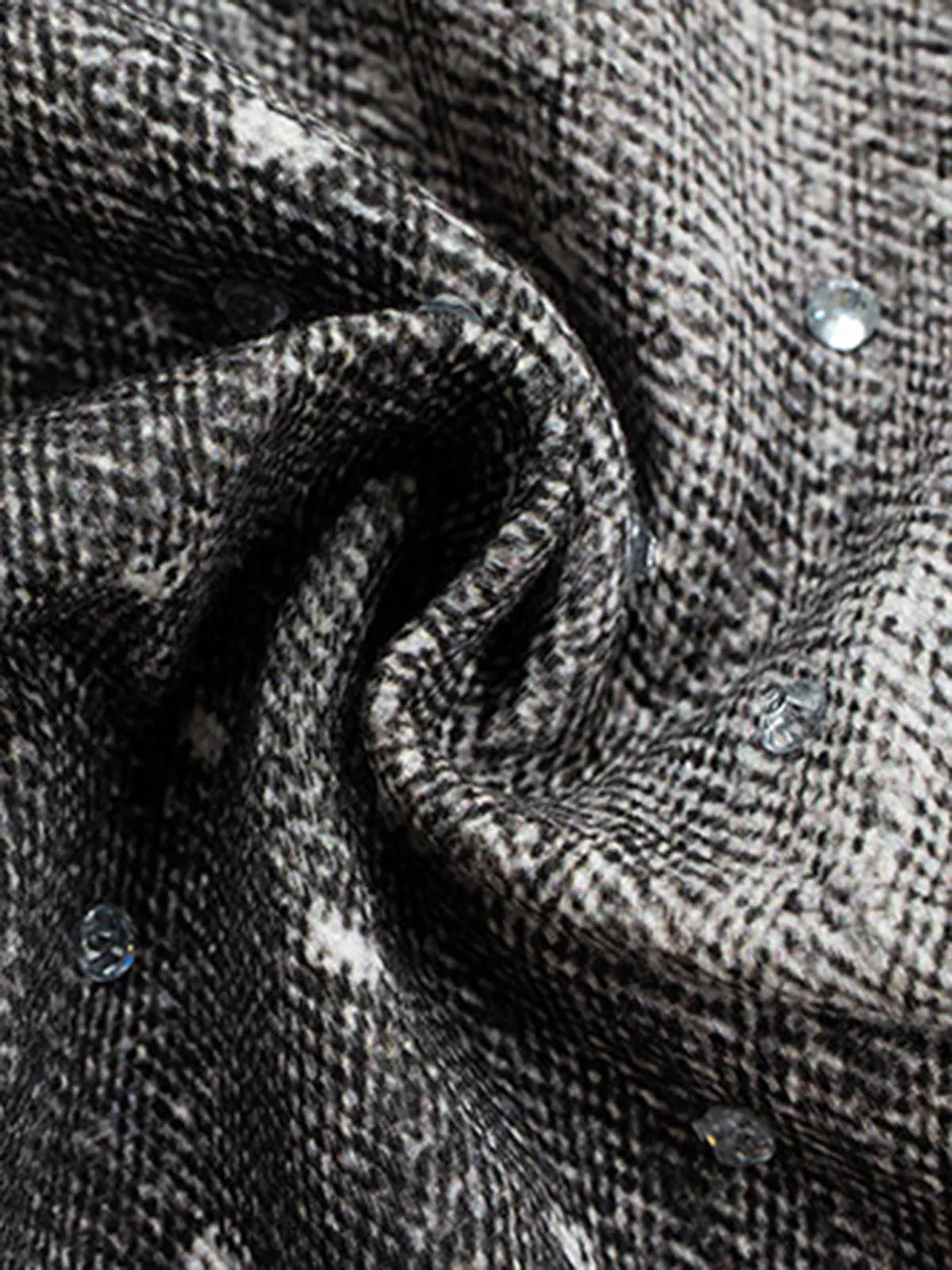 Denim Distressed Belt Diamond Decorated Jeans sold by Thesupermade product image thumbnail 5