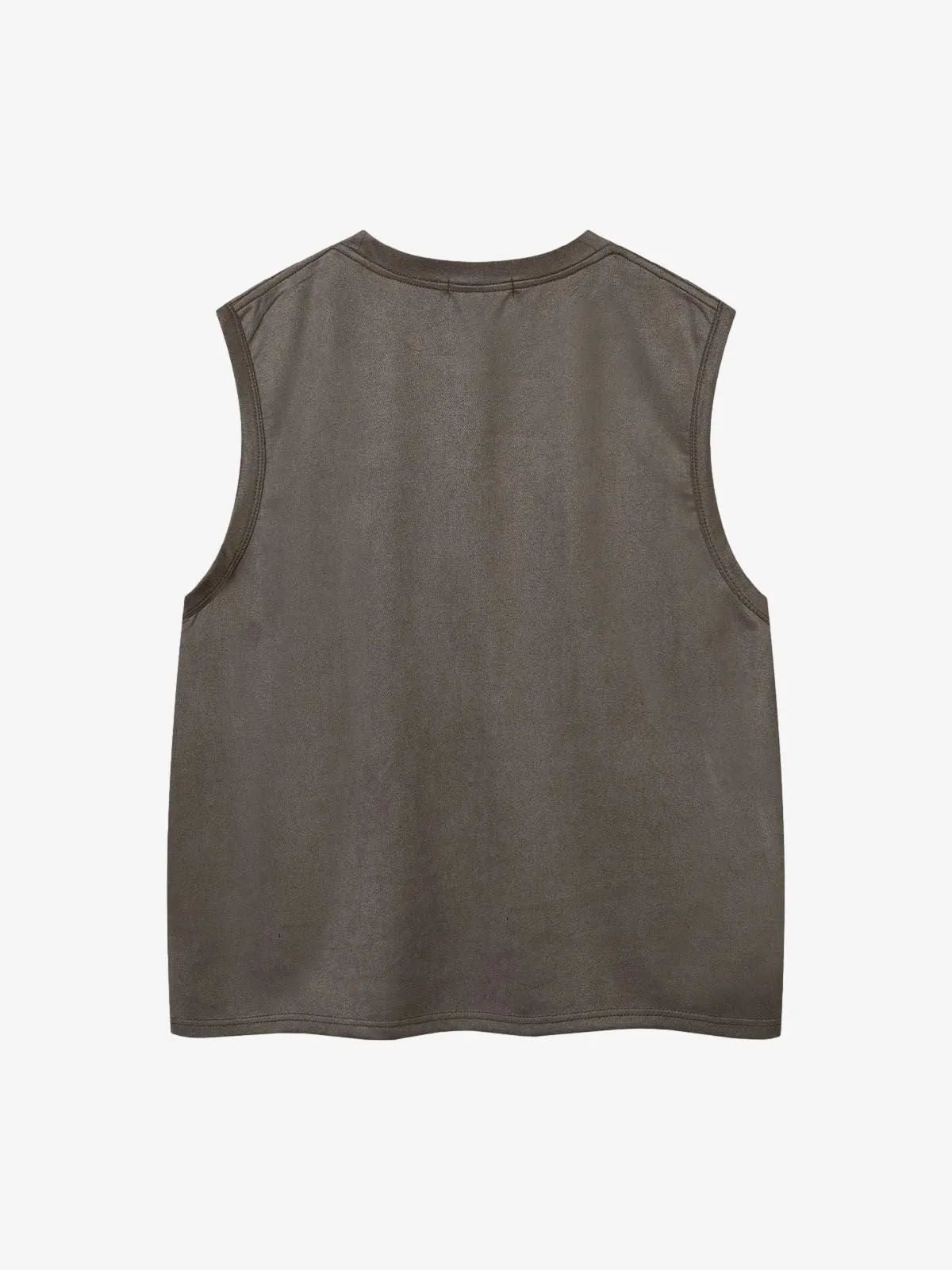 Suede Thorn Embroidered Vest sold by Thesupermade product image thumbnail 3