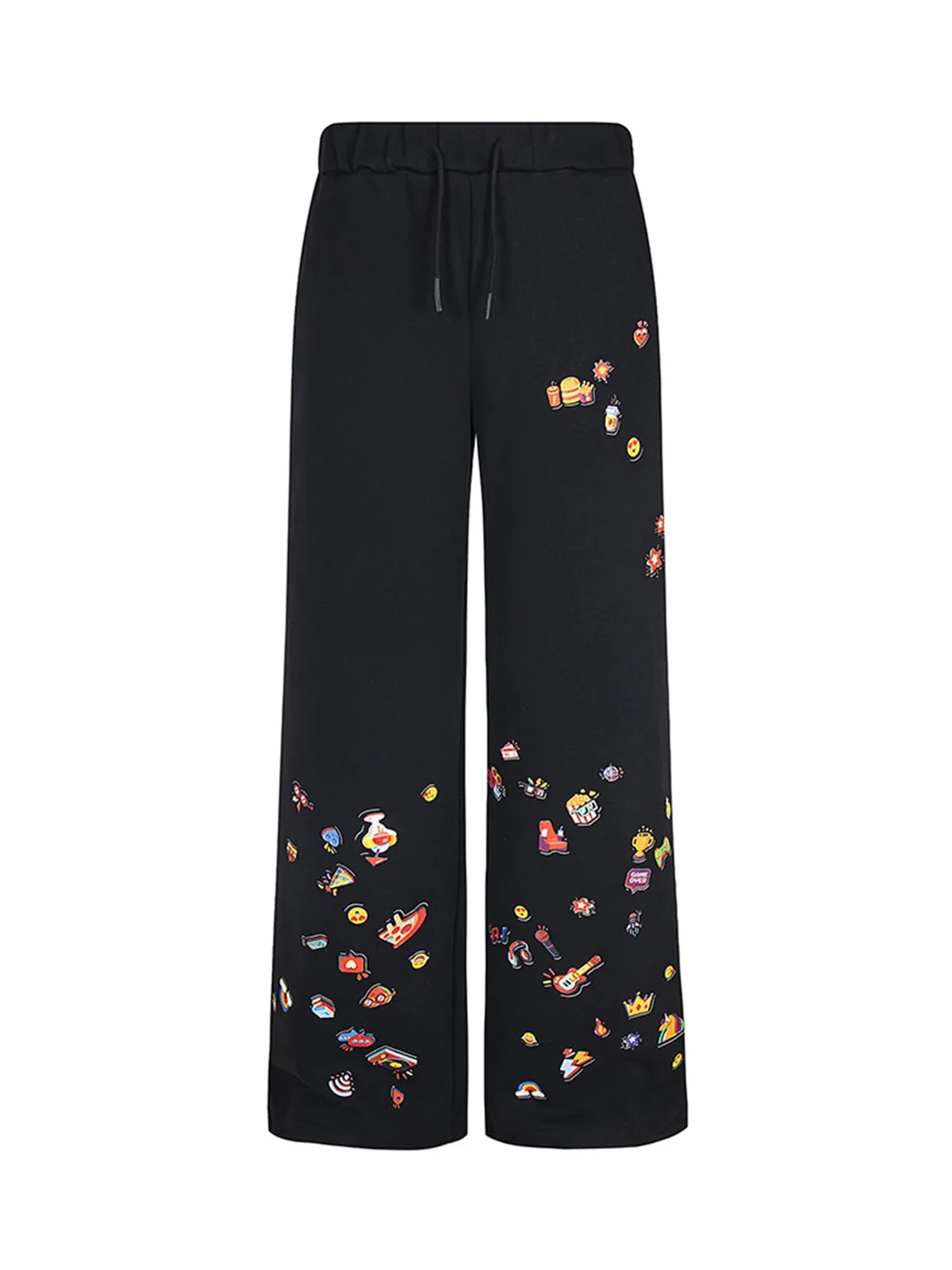 Retro Fun Pattern Washed Straight Pants sold by Thesupermade product image thumbnail 2