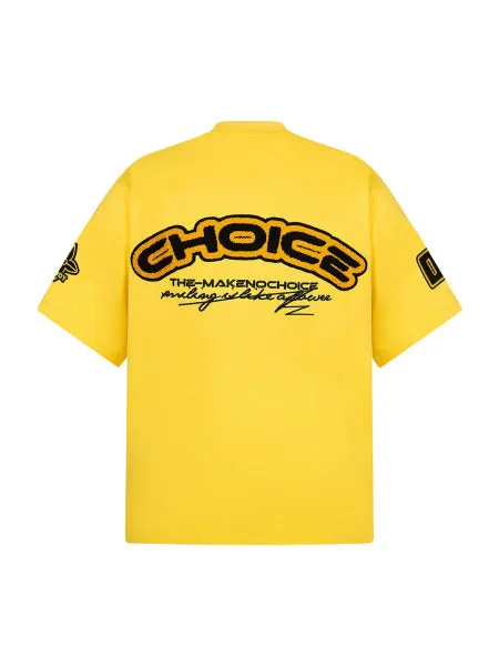 Heavy Embroidery Patch Embroidered T-Shirt sold by Thesupermade product image thumbnail 5