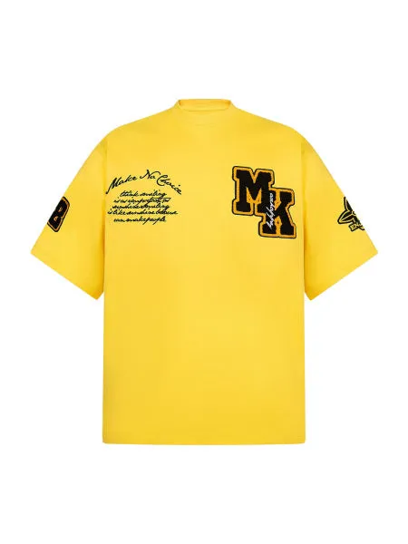 Heavy Embroidery Patch Embroidered T-Shirt sold by Thesupermade product image thumbnail 3