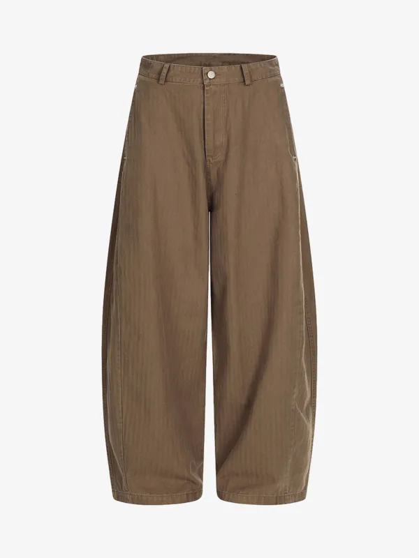 Riveted Pleated Casual Scimitar Pants sold by Thesupermade