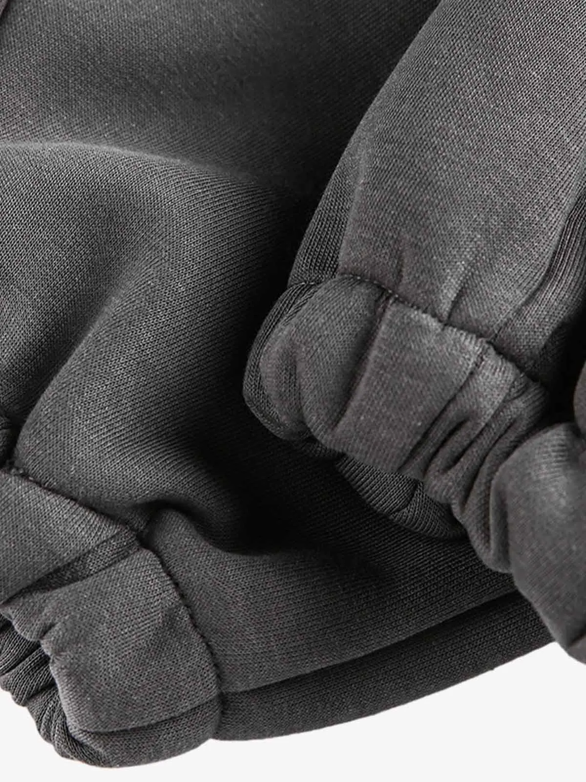 Street Deconstructed Split Zippered Hooded Sweatshirt sold by Thesupermade product image thumbnail 5